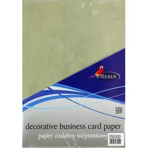 Rexus business card paper A4 20 sheets Spartan Grey - model 907