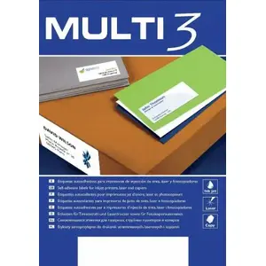 Label rolls Q-Connect multi 48.5×25.4 mm - compatible thermal/laser printing, pack PBSX1429