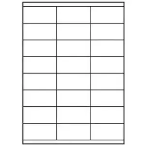 Label sheets Logo 70 x 36 mm, A4, matte white, pack of 10