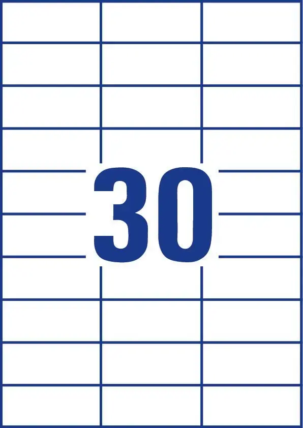 Avery Zweckform 3489 Rectangle Labels 3000 pcs Photo 3
