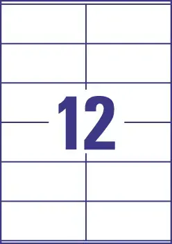 Avery Zweckform ELA021 self-adhesive A4 labels Photo 2