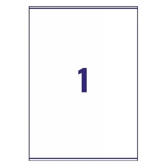 Avery L7167-100 self-adhesive label L7167-100 Photo 3