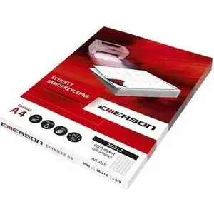 Label roll EMERSON 036 97×42.4 mm, universal adhesive labels, 100 pcs