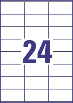 Avery Zweckform ELA010 etiķetes A4 7×3,6 cm Photo 2