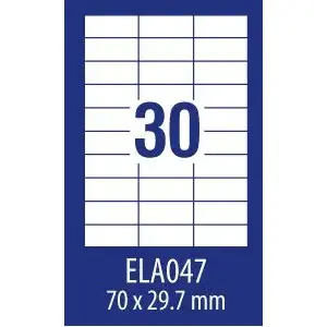 Label sheets Avery Zweckform AZ ECONOMY E100 — 100 pieces, 70 × 29.7 mm, universal address/office labels