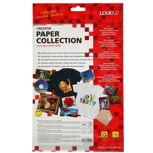 Heat Transfer Paper for White Garments Logo 15019 — A4, white, 5 sheets, for inkjet printers