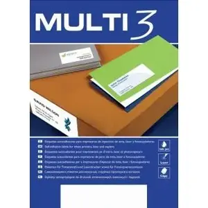 Label sheets PBS Connect Multi3 A4 199.6 x 289.1 mm AP10504 — universal labels