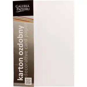 Paper decorative cardboard ARGO Floryda Standard A4 White 20 sheets