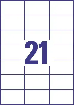 Avery Zweckform ELA013 A4 Self-adhesive Labels Photo 2
