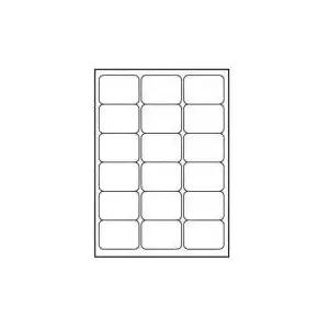 Label Sheets A4 White Logo model 32219 — perforated/adhesive labels for inkjet/laser printing