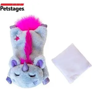 Мягкая игрушка для кошек Petstages Unicorn Cuddle Pal — Petstages VAT017487, плюшевая игрушка для обнимания