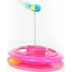 Игрушка для кошек Duvo+ Happy Hoop, розовый, 26 см