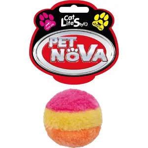 Плюшевая игрушка-мяч для кошек, aqua nova CAT-PLUSHBALL — мягкая круглая игрушка