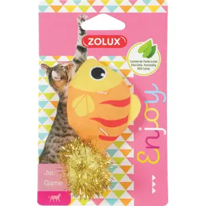 Игрушка для кошек ZOLUX LOVELY «Рыбка» — плюшевая интерактивная игрушка (580722)