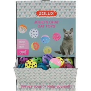 Cat toy display pack ZOLUX — assortment of 204 small balls for cats