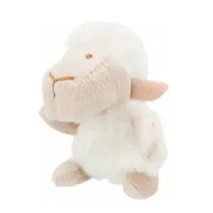 Плюшевая игрушка для кошек Trixie TRIXIE 45767, бежево‑белая, высота 100 мм