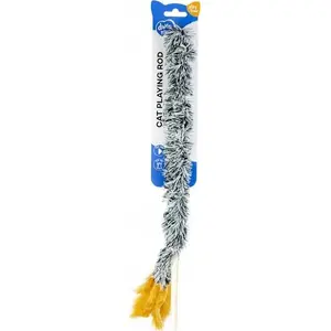 Игрушка-удочка для кошек Duvo+ Puszysty Ogon, длина 85 см — интерактивная приманка
