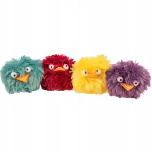Plush Crinkle Cat Toys Bituxx set of 18, 6 cm each
