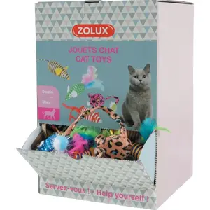 Cat toy set ZOLUX — pack of 132 small toy mice (play set for cats)