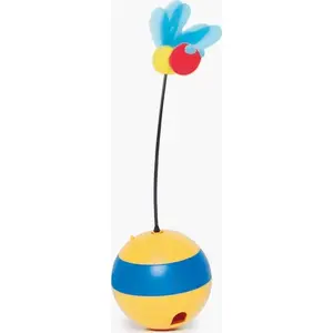 Catit cat treat toy Play "Spinning Bee" with laser – interactive rotating dispenser