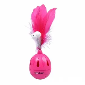Игрушка для кошек COOCKOO Tumbler, розовая, 19.5 x 7 см