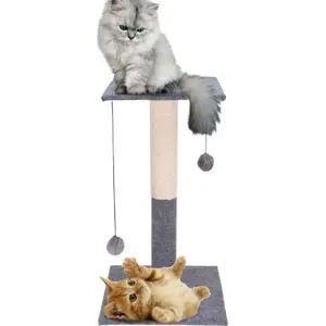 Cats Collection высокий когтеточка для кошки с лежанкой, игрушками и шариками, модель 491002650
