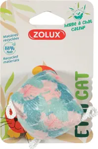 Игрушка для кошки ZOLUX ETHICAT — пирамидка с тканевыми листьями, интерактивная