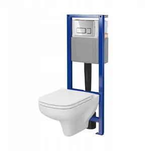 Кнопка смыва CERSANIT B983 SYSTEM 40 MECH MZ312 — хром, механическая двойная клавиша