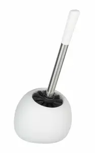 Ёрш для унитаза с держателем WENKO 24012100, белый, 150×145×360 мм