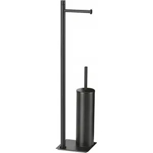 Ёрш для унитаза Sourcing TRILLY FREESTAND WC BRUSH TR3214 MB — напольный набор с ершом и подставкой