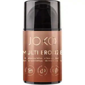 Бальзам для макияжа Joko Multi Bronze сияющий 02 Aurora Gold - бронзер и хайлайтер для лица и тела