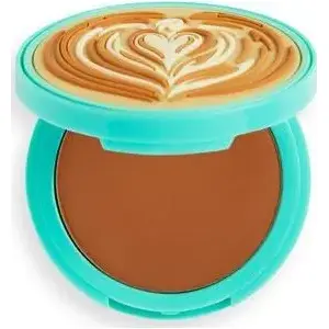 Face bronzer Makeup Revolution I Heart Tasty Coffee Macchiato — powder bronzer for contouring and warming skin tone