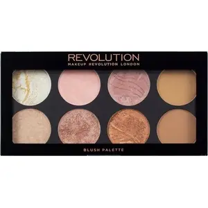 Makeup Revolution Ultra Blush Palette Golden Sugar — bronzers and blushes palette
