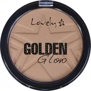 Bronzer Lovely Golden Glow Powder 4 — pressed face bronzing powder, 15 g