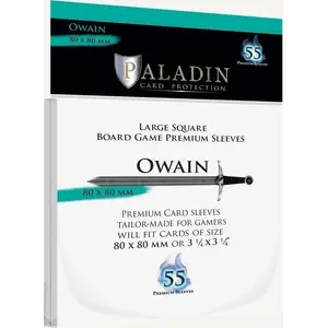 Card Sleeves Board&Dice Paladin - Owain (80x80 mm) protector sleeves for board games and collectible cards