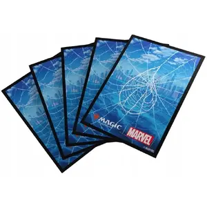 Card sleeves Gamegenic Premium Art Sleeves — Magic the Gathering Marvel's Spider‑Man Island (standard size)