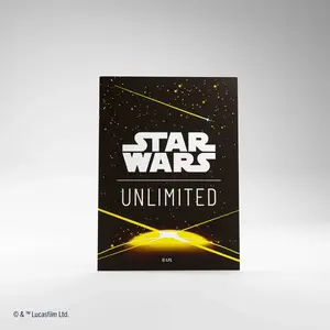 Card Sleeves Gamegenic Premium Art Sleeves for Star Wars Unlimited — Card Back Yellow