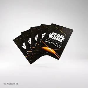 Card Sleeves Ultra-Pro for Gamegenic Star Wars Unlimited — Art Sleeves, Card Back Orange