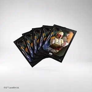 Card Sleeves Ultra‑Pro for Gamegenic Star Wars Unlimited — Boba Fett artwork (standard size)