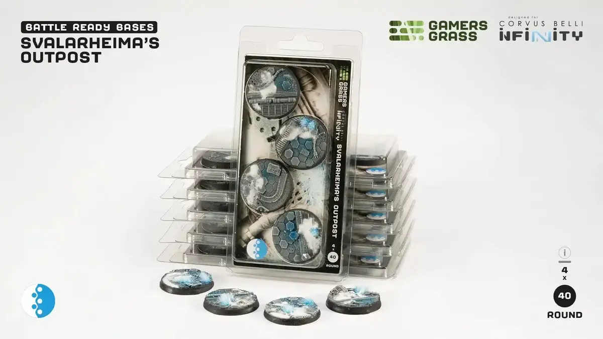 Gamers Grass GGB-SOR40 baseplate (pack of 4) Photo 2