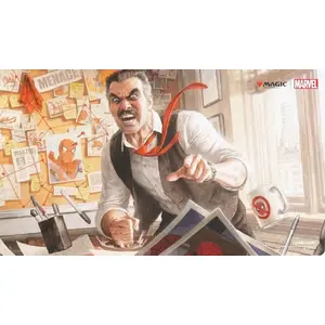 Игровой коврик Gamegenic Magic the Gathering Marvel's Spider-Man Prime — рисунок J. Jonah Jameson