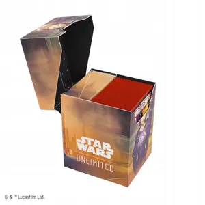 Deck storage soft crate for collectible card games by Gamegenic — Palpatine/Padmé Amidala print