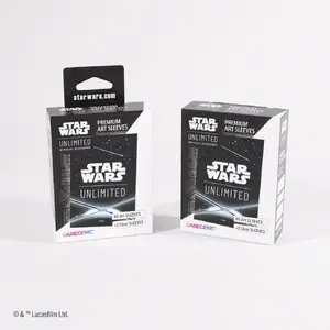 Sleeves — Gamegenic Star Wars Unlimited Card Game Premium Art Sleeves, Card Back Black