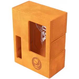 Deck Tome accessory Ultra‑Pro — Seeker Orange (storage folio for trading card decks)