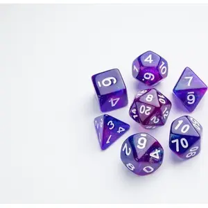 RPG Dice Set Gamegenic Galaxy Series Nebula — polyhedral gaming dice set