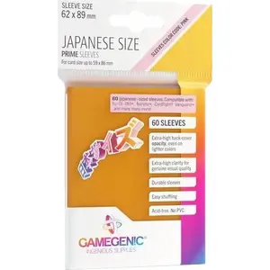 Card Sleeves Gamegenic Japanese Size Prime 62×89 mm 60 pcs Orange