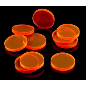 Acrylic Markers Crafters Transparent Fluorescent Orange 10 pcs