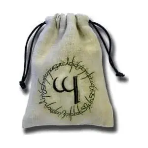 Dice pouch Q-Workshop Sakiewka Elficka — fabric/cloth dice bag for tabletop gaming