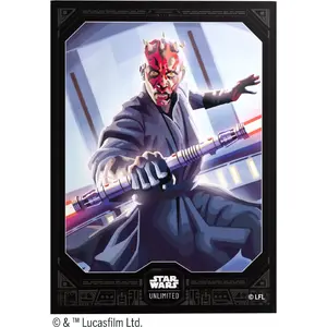 Card Sleeves Gamegenic Premium Art Sleeves — Star Wars Unlimited: Darth Maul