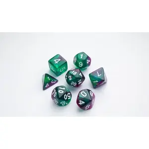 RPG Dice Set Gamegenic Galaxy Series Aurora – polyhedral tabletop dice set